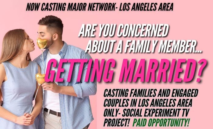 Read more about the article Casting Call for Engaged Couples in The Los Angeles Area