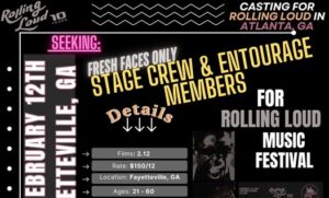 Read more about the article Casting Call in Fayetteville for Rolling Loud Film Extras