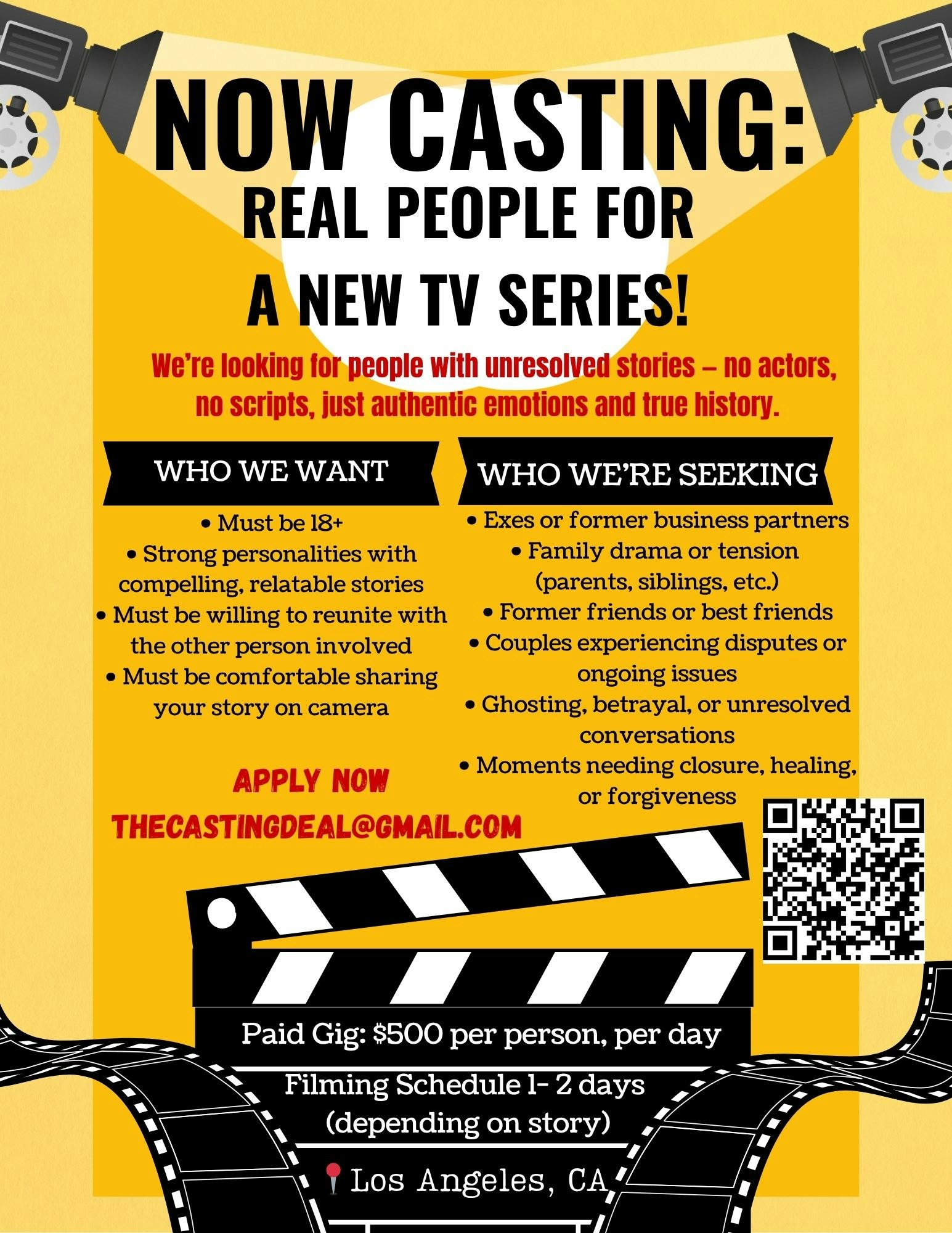 Reality Show Casting People in Disputes - Online, Los Angeles
