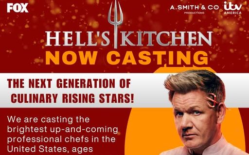 Read more about the article Hell’s Kitchen Online Casting Call for Young Adult Chefs