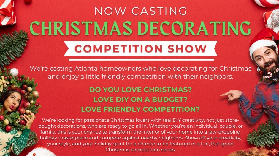 Read more about the article Now Casting Christmas DIY Decorating Fanatics – ATL
